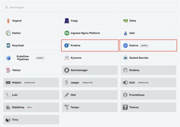 Enable Knative and KServe
