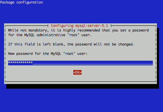 Setting the root password for MySQL on a Linode. Setting the root password for MySQL on a Linode.