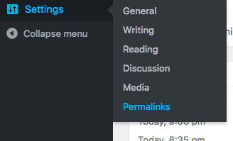Wordpress Settings Permalinks Wordpress Settings Permalinks